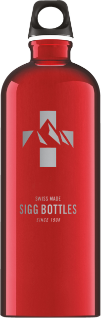 SIGG water bottle Mountain Red 1.0 L