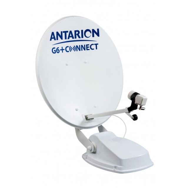 Antena parabólica automática Antarion, antena parabólica G6+ Connect 65cm Duo