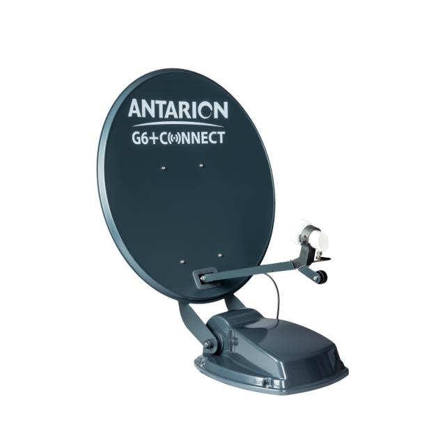 Antenna satellitare automatica Antarion G6+ Connect 65 cm, grigio