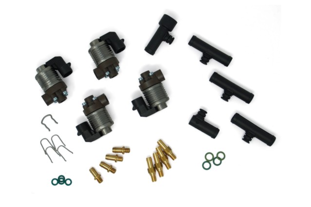 AC W031 - 4 cylinder injection rail incl. mounting set