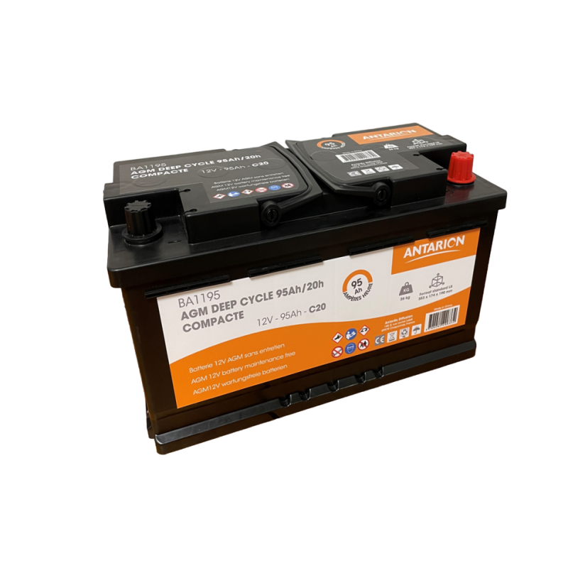 Antarion AGM-Batterie, kompakt 95Ah