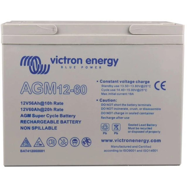 Victron Energy AGM 12V 22Ah Deep Cycle Akku Batterie