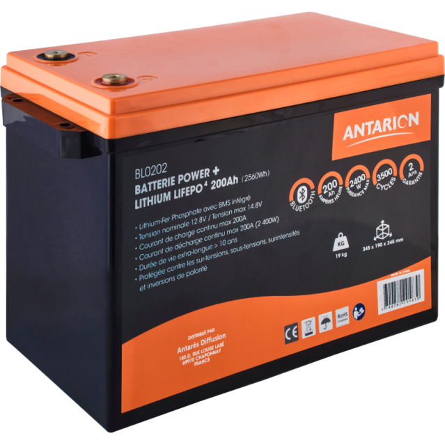 Antarion Lithium Batterie 210Ah POWER + Bluetooth