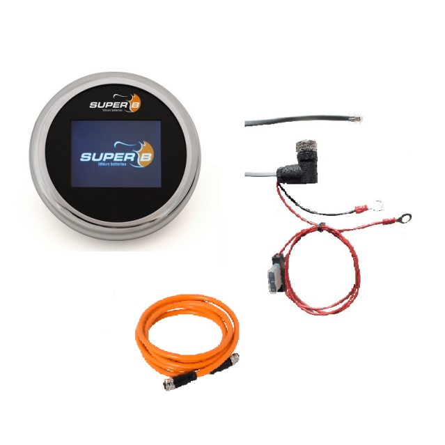 Super B Touch Display pour batterie Nomia Lithium 100, 150Ah, 5 mètres