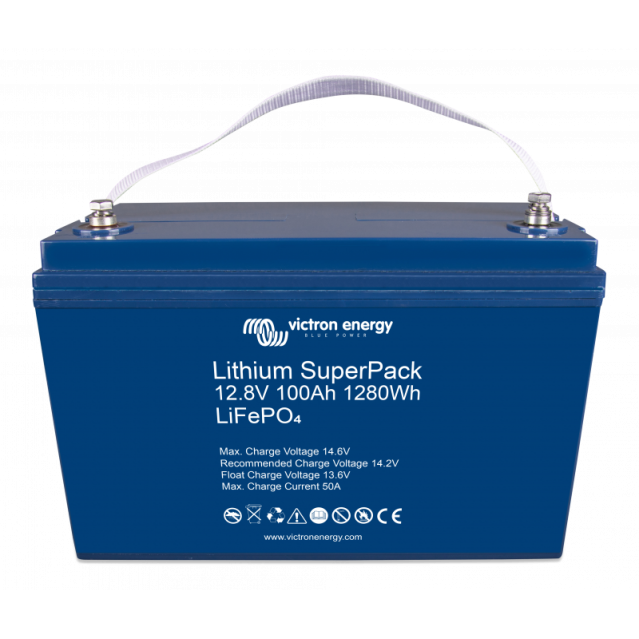 Victron Energy Lithium 12.8V 100Ah SuperPack batterie rechargeable