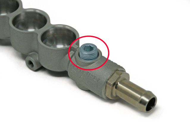 Obturateur pour le raccordement du capteur de pression sur la barre dinjection BRC