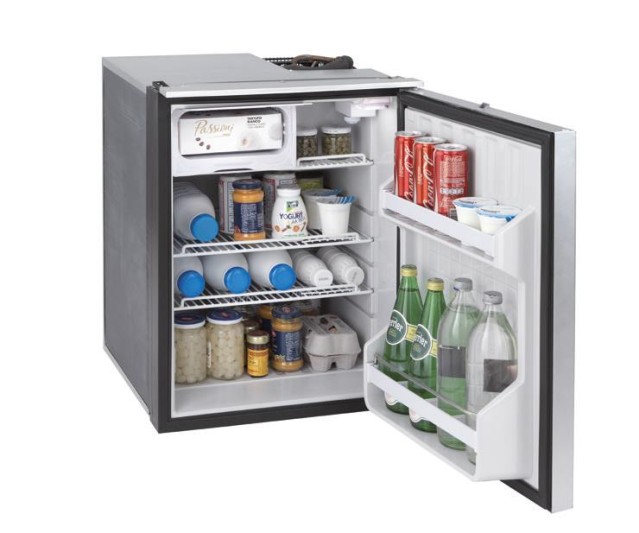 Webasto Camping Fridge avec compartiment congélateur 85 Litre Isotherm CRUISE Elegance Line Compressor pour Camping-car, Camper et Bateaux - AC/DC 12 V / 24 V, 115 V