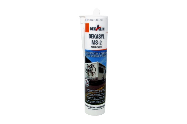 Dekalin DEKAsyl MS 2 MS- Polymer adhesive sealant 290 ml (white)