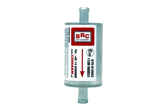 BRC gas filter with exchangeable cartridge 12/12
