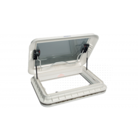 Antarion Dachfenster (2-fach Verglasung) 70 x 50 cm, weiß für Wohnmobile, Wohnwagen