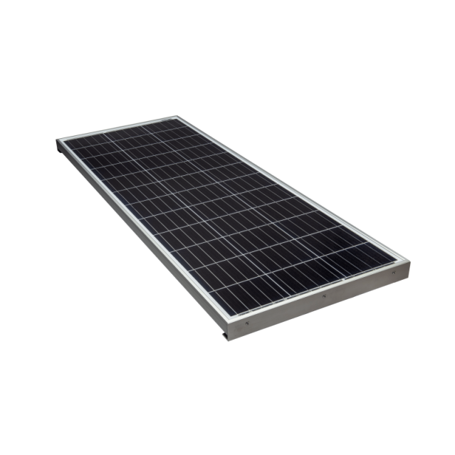 130W SLIM Monocristallin Solarmodul für Wohnmobile, Camper, Wohnwagen