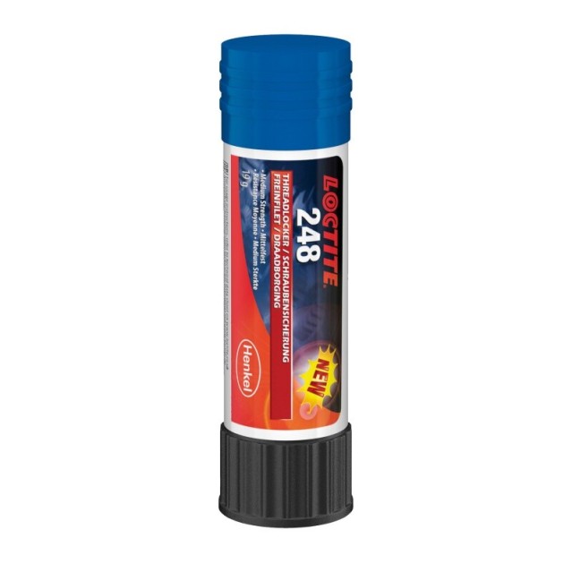 LOCTITE® 248 19g, blau - mittelfester Klebstoff für Gewindesicherungen