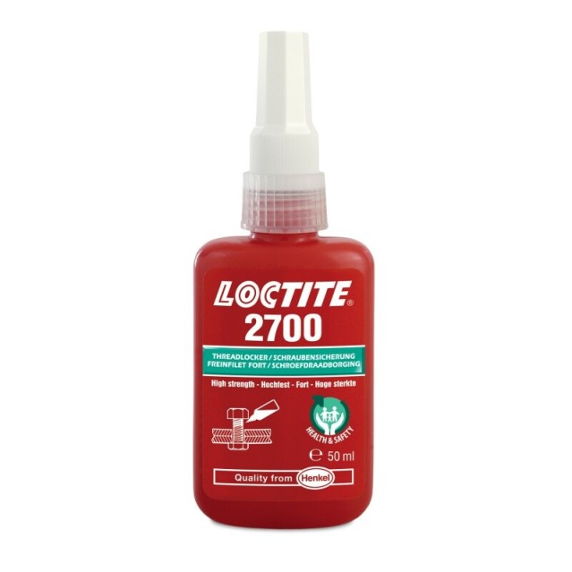 LOCTITE® 2700 50ml, verde - Adhesivo fijador de roscas de alta resistencia