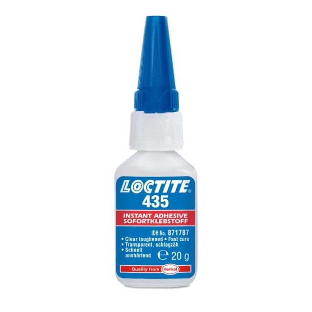 LOCTITE® 435 20g, farblos - zähelastischer Sofortklebstoff auf Ethylbasis