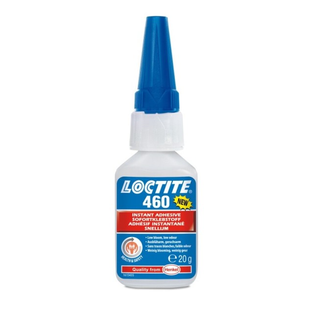 LOCTITE® 460 20g, transparent - Sekundenklebstoff ist ein niedrigviskoses Ethylcyanacrylatprodukt