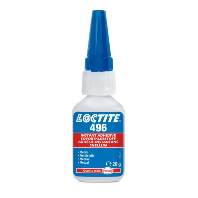 LOCTITE® 496 transparent - niedrigviskoser, universell einsetzbarer, methylbasierter Sekundenklebstoff