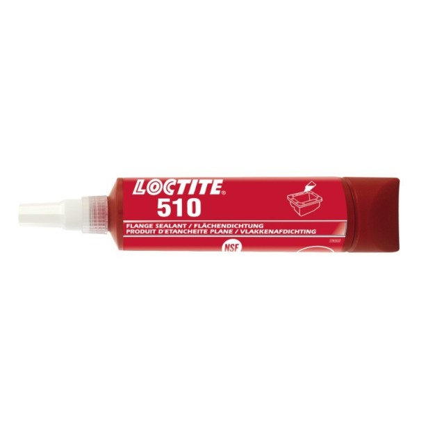 LOCTITE® 510 250ml, rose - Mastic anaérobie résistant aux hautes températures