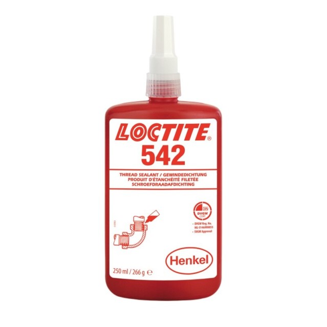 LOCTITE® 542 250ml, brun - Produit détanchéité des filetages, résistance moyenne