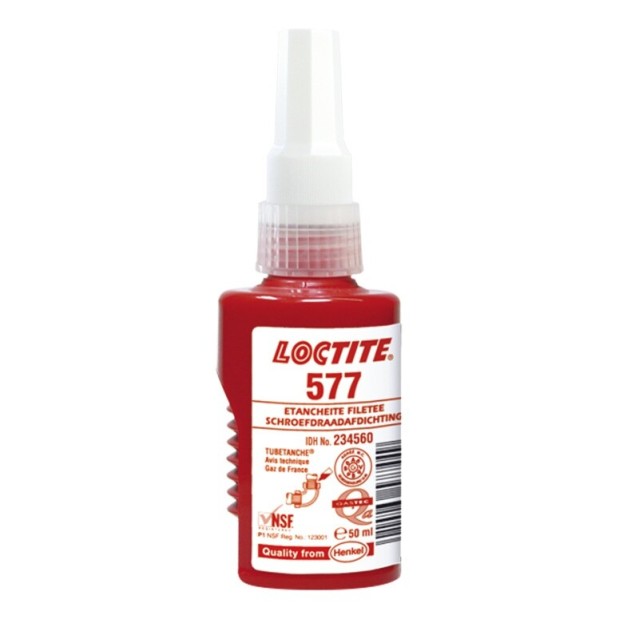 LOCTITE® 577 jaune - Produit détanchéité des filetages à usage général de résistance moyenne