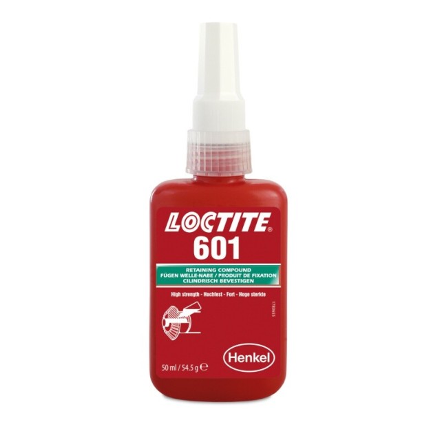 LOCTITE® 601 50ml, grün - anaerobe, niedrigviskose, mittelschnell aushärtende Sicherungsmasse auf Dimethacrylat-Ester-Basis