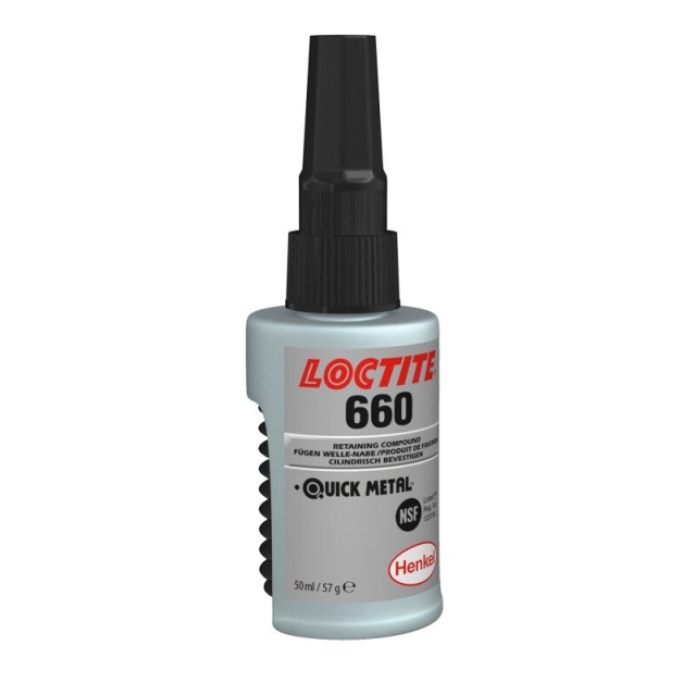 LOCTITE® 660 50ml, argent - Masse de blocage très résistante avec un bon remplissage des jeux