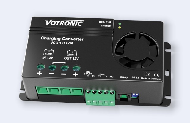 Votronic convertidor rápido de batería, cargador de batería a batería B2B - VCC 1212-30