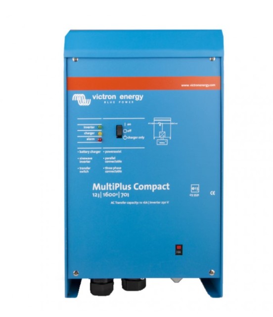 Victron Energy Wechselrichter/Ladegerät Multiplus Compact 12/1600/70-16 Ve.Bus