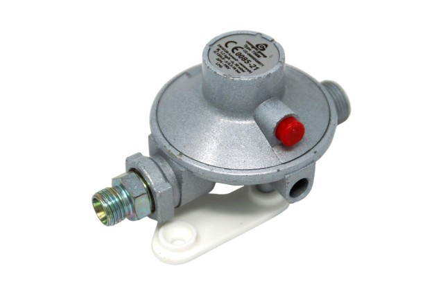 Regolatore Gas Cavagna 756M 30mbar - Per Propano, Camper E Roulotte, Hermeto 8mm
