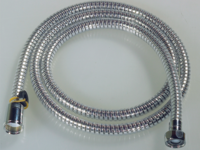 COMET chrome shower hose 1/2‘ hex nut – 1.50 m – 1/2’ cone, without O-ring, Ø 8 mm
