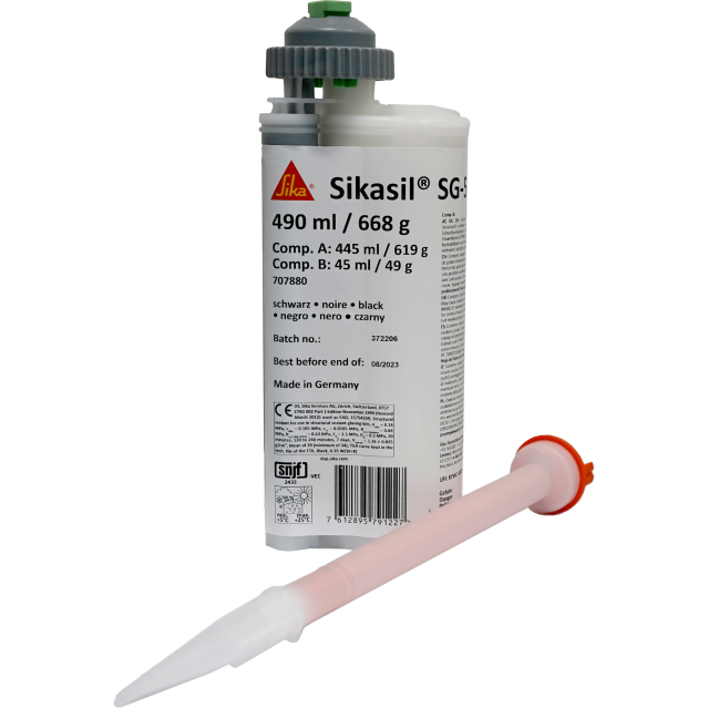 Sikasil SG-500 (AB) schwar.C51 /8 CTR490