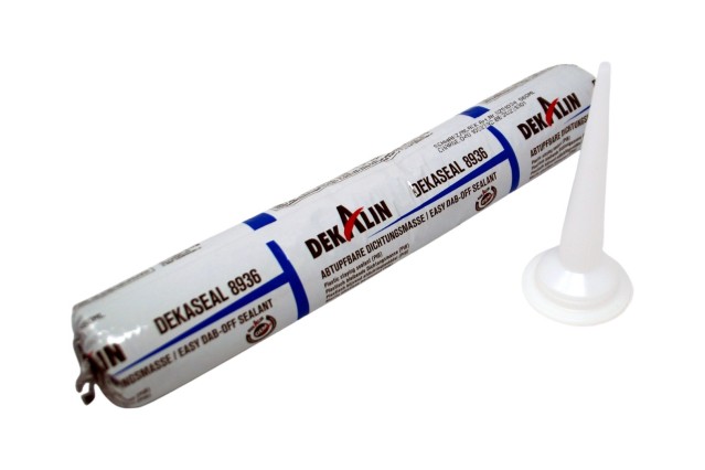 Dekalin Dekaseal Sigillante Per Camper E Caravan – 2 Tubi Da 290 Ml, Grigio Chiaro, Elasticità Da -30 A +100 °C Per Tetti E Finestrini