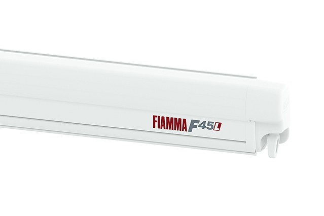 FIAMMA F45L Awning Camper, RV - case white, canopy colour Bordeaux