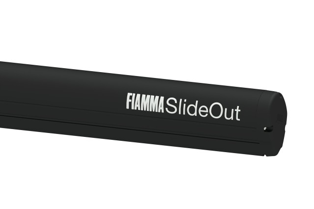 FIAMMA Slide Out  toldo autocaravana - carcasa negro, color del tejido Royal Grey