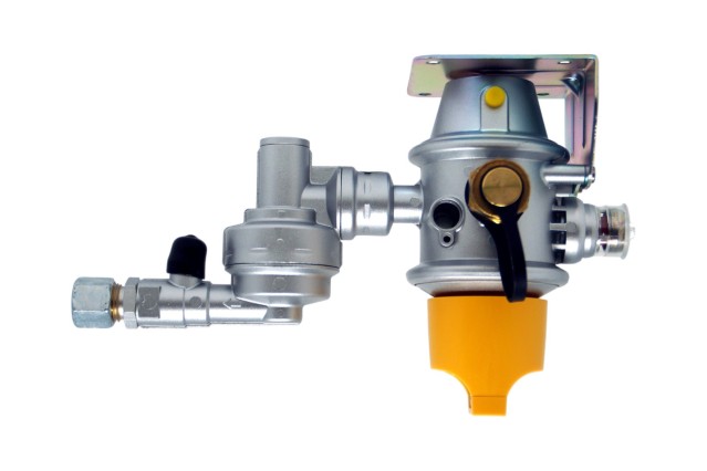 GOK Regulador de presión de gas Caramatic DriveTwo Crash-Sensor 1,5 kg/h - posición horizontal