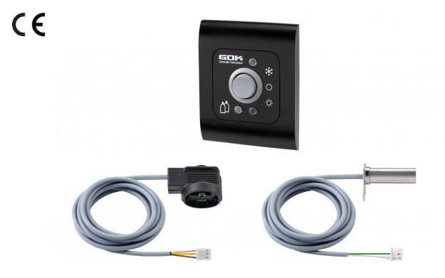 GOK Caramatic TwoControl: pantalla y controlador de calefacción a distancia (Eis-Ex)