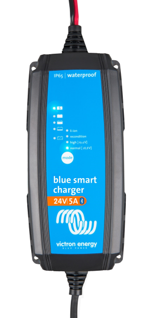 Victron Energy Blue Smart IP65, chargeur 24/5(1) 230 V CEE 7/17, version grand public