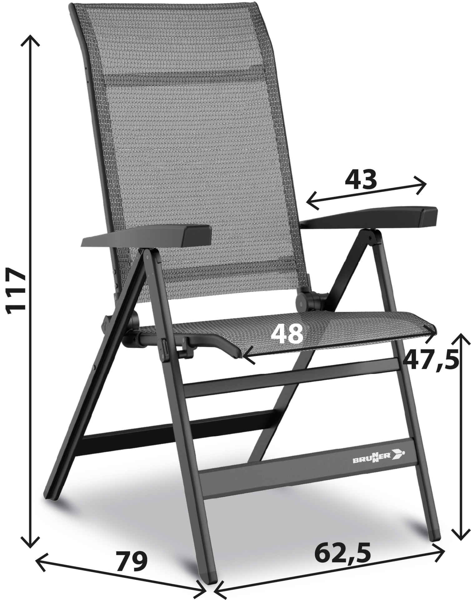 BRUNNER® Travelounger Air M Campingliege