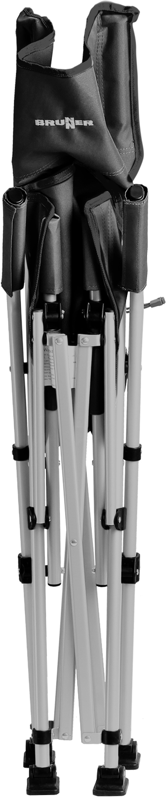 BRUNNER® Raptor Suspension Campingstuhl Schwarz/Weiß