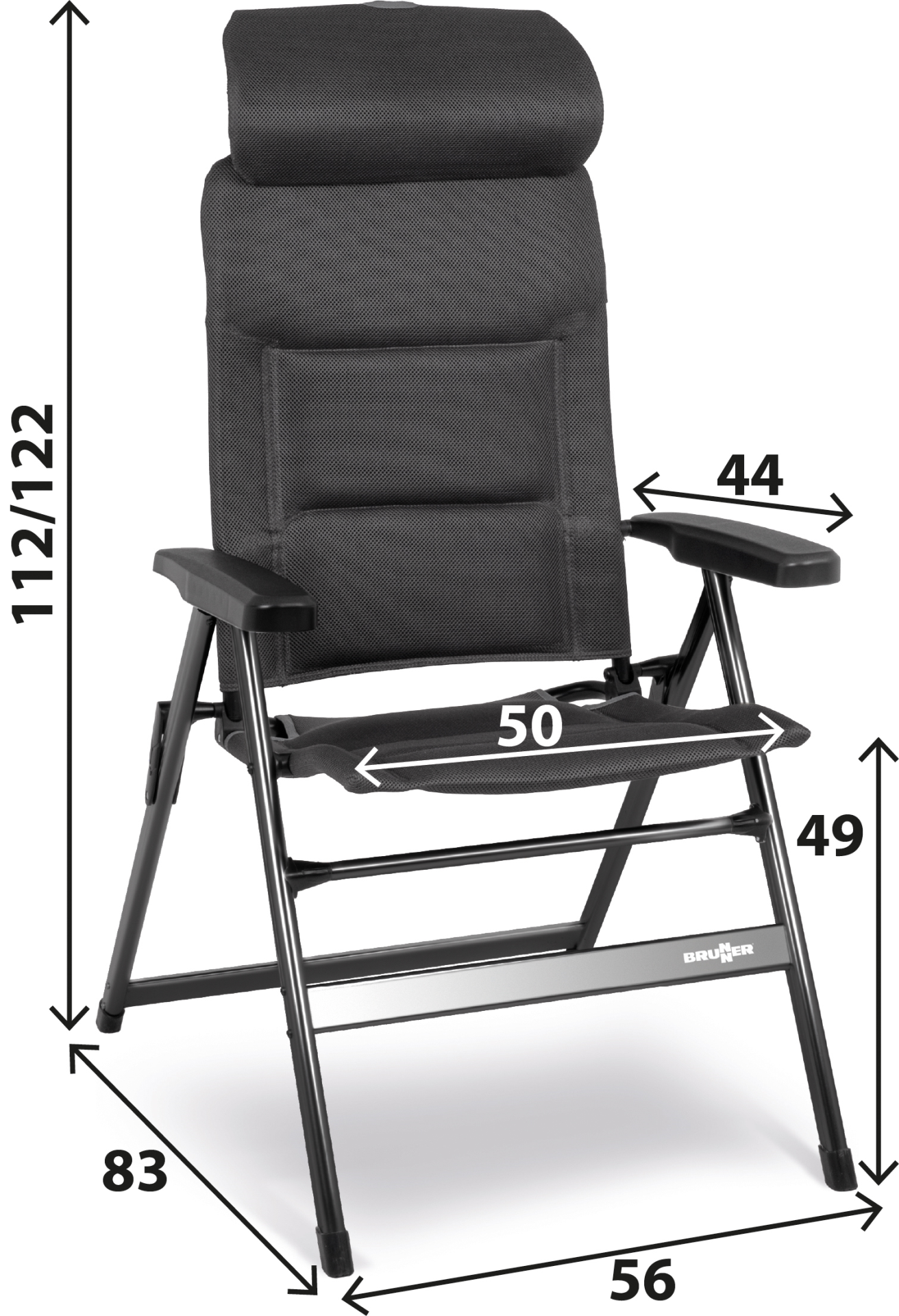 BRUNNER® Aravel H2L M Campingstuhl