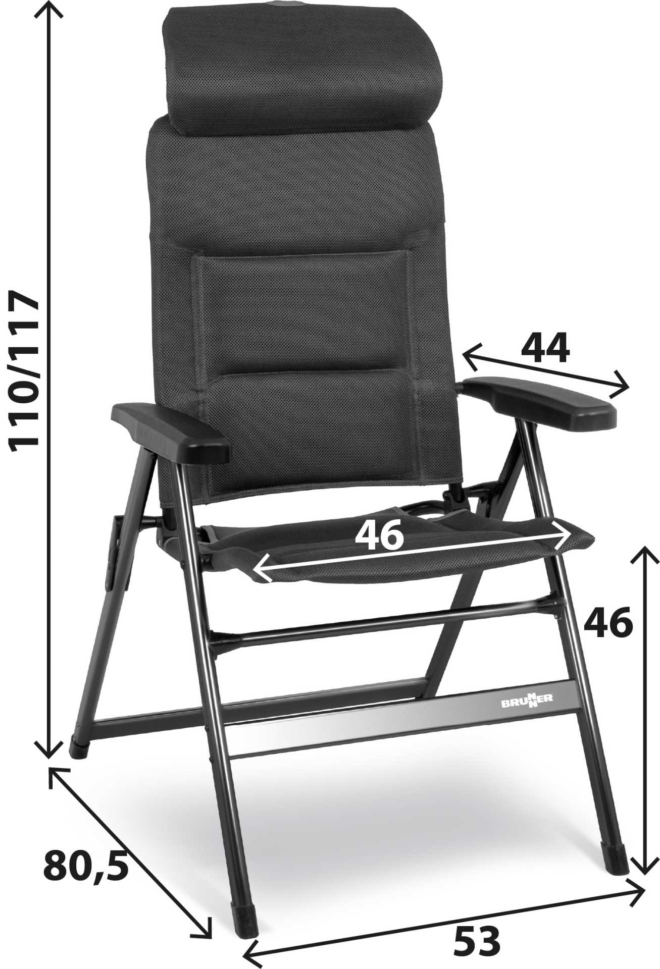 BRUNNER® Aravel H2L S Campingstuhl