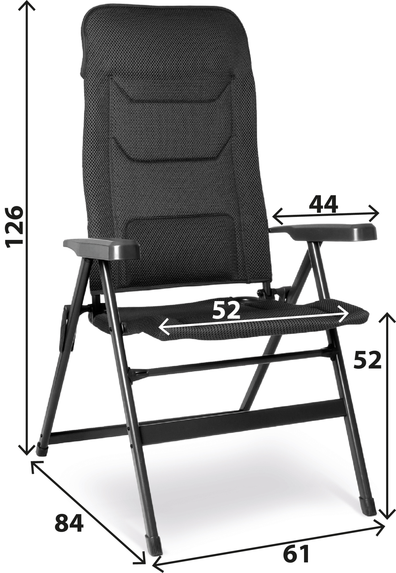 BRUNNER® Aravel Vitachic LARGE Campingstuhl