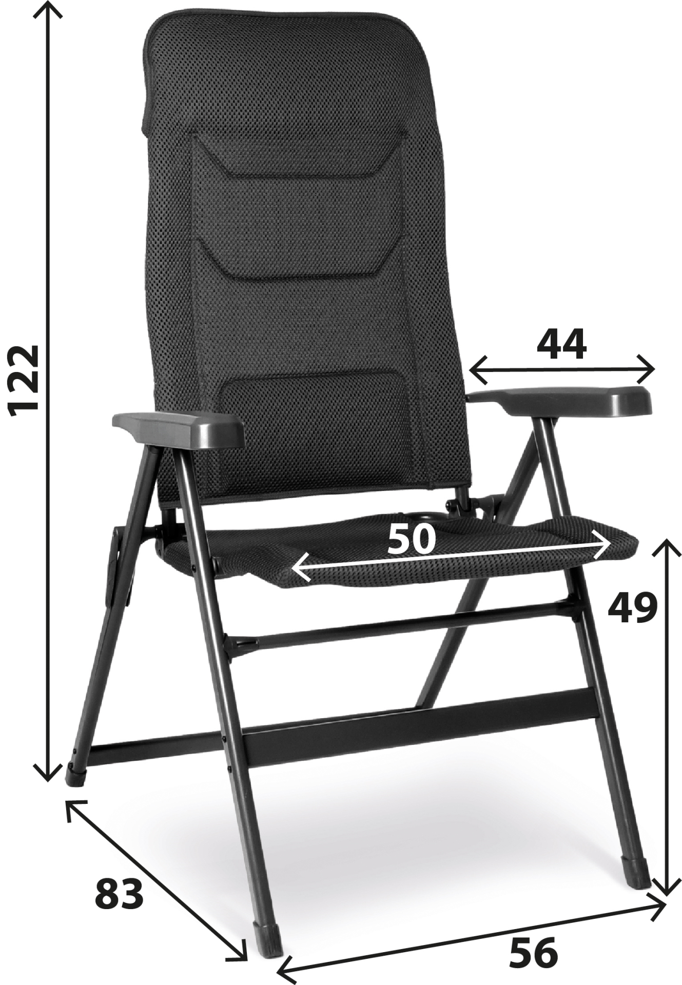 BRUNNER® Aravel Vitachic MEDIUM Campingstuhl
