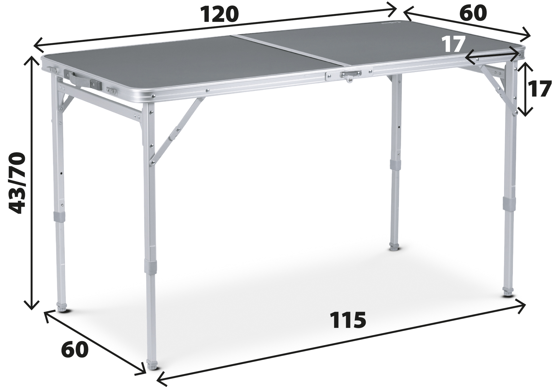 BRUNNER® Flatpack 4 Campingtisch