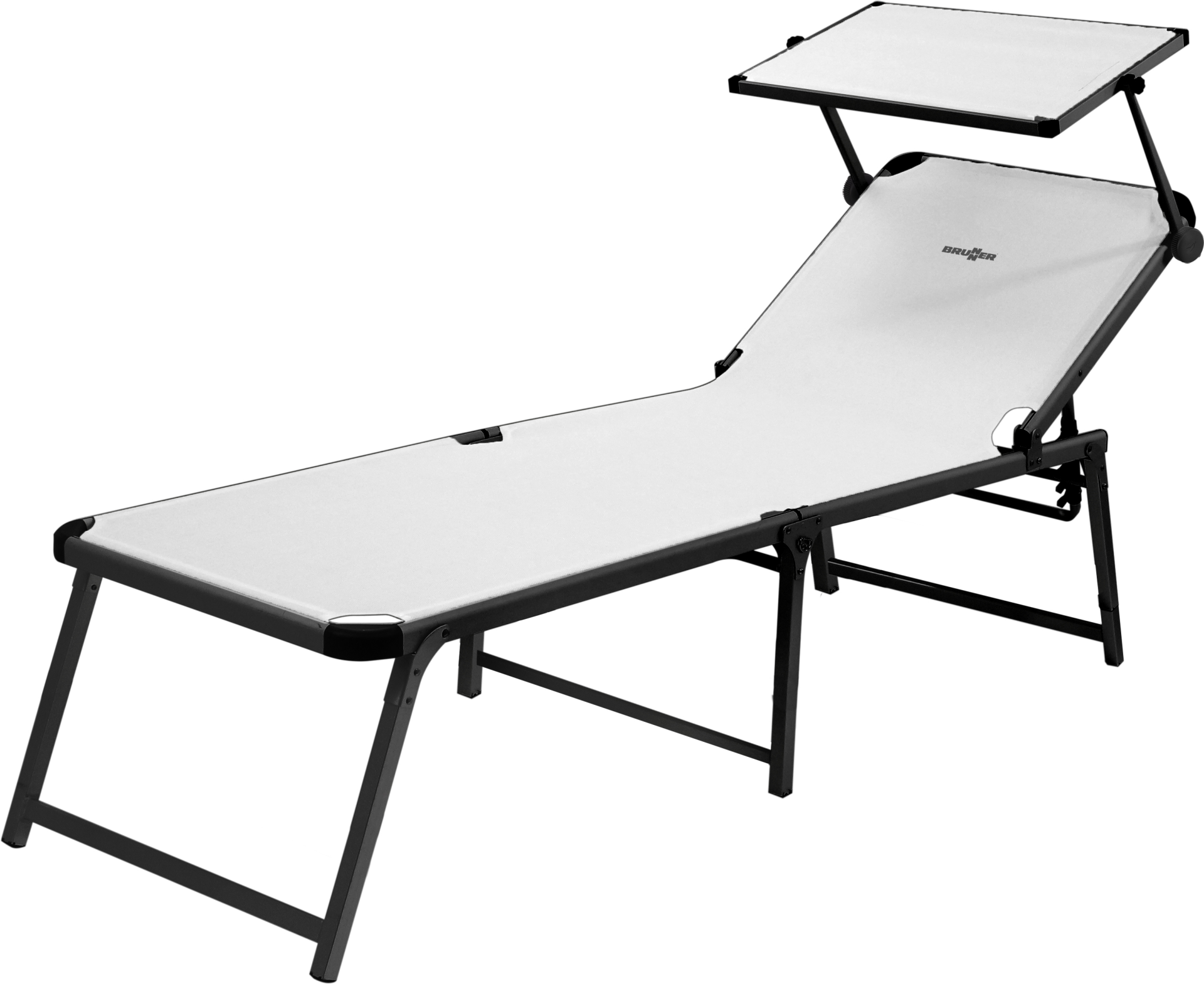 BRUNNER® Marbella High Sonnenliege Weiß
