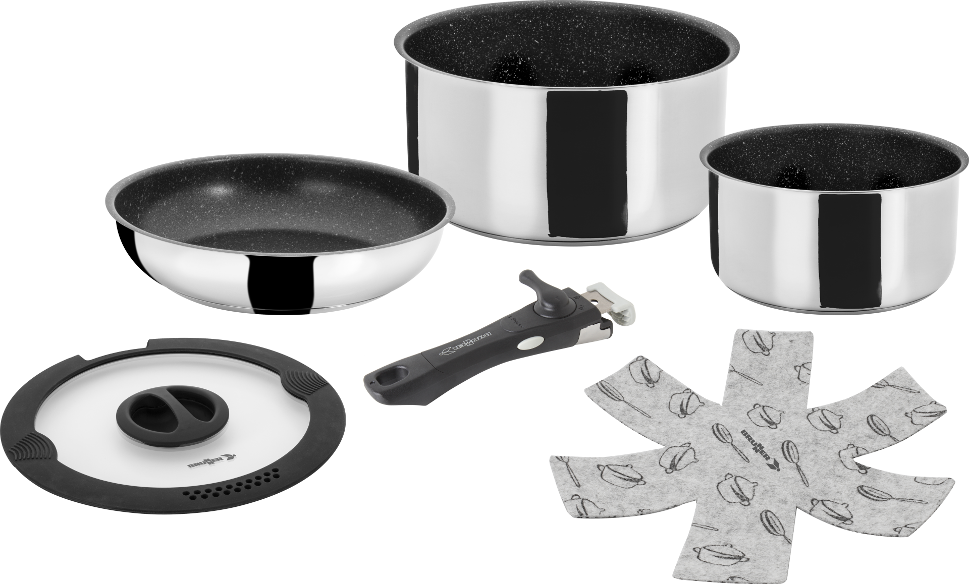 BRUNNER® Academy Mini Ø 20 cm Camping-Kochtopf Antihaft