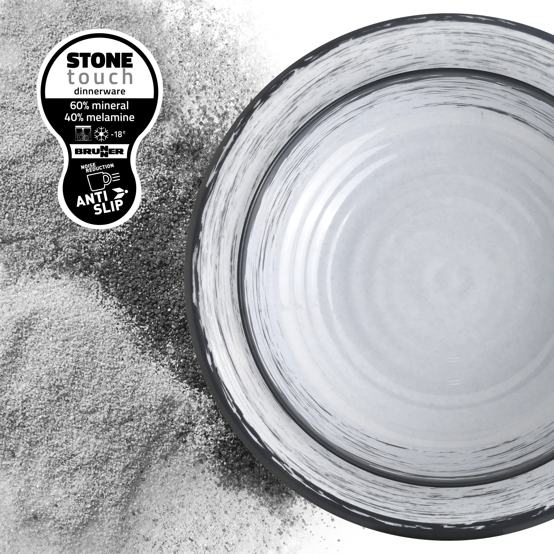 BRUNNER® Stone Touch Suppenteller