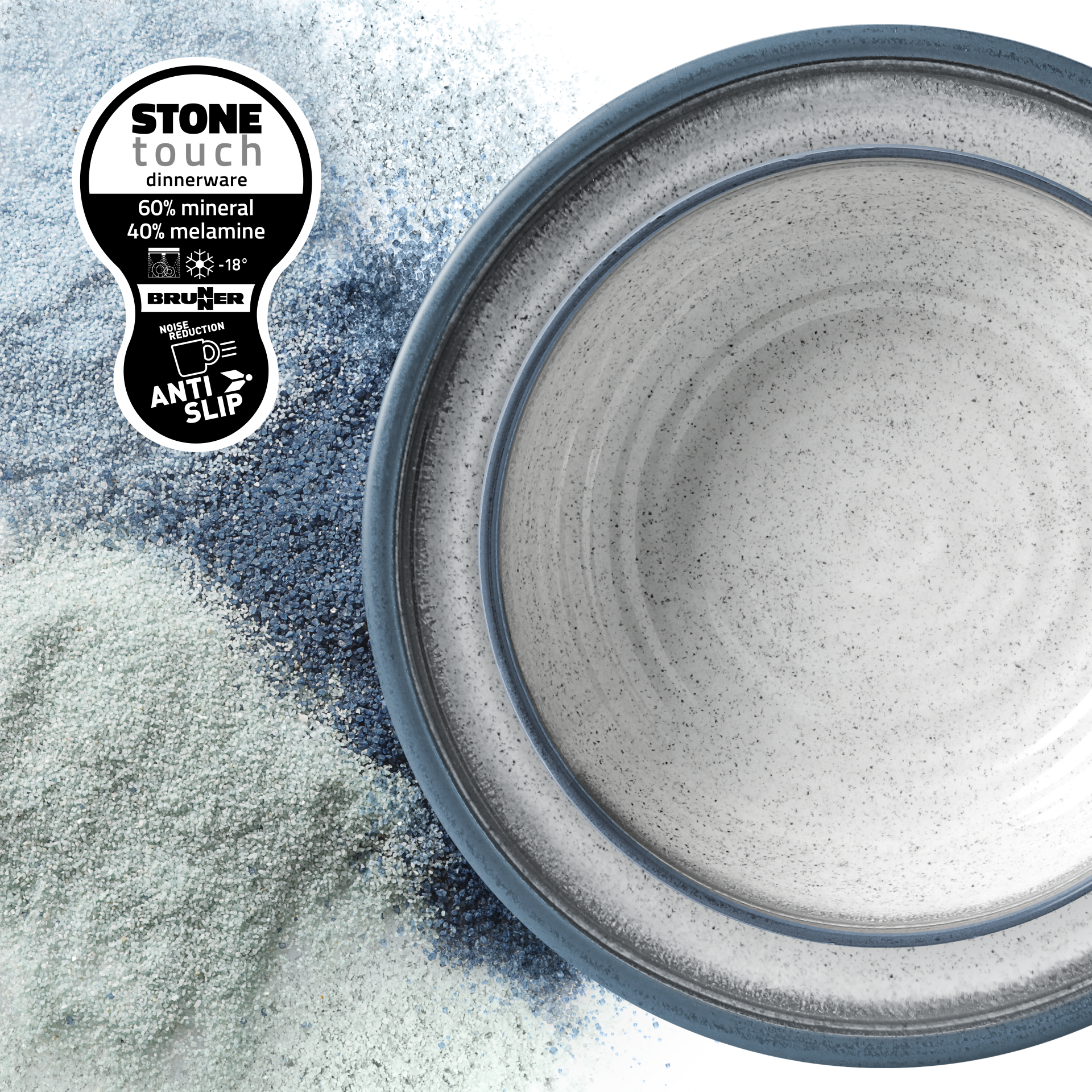 BRUNNER® Stone Touch Suppenteller