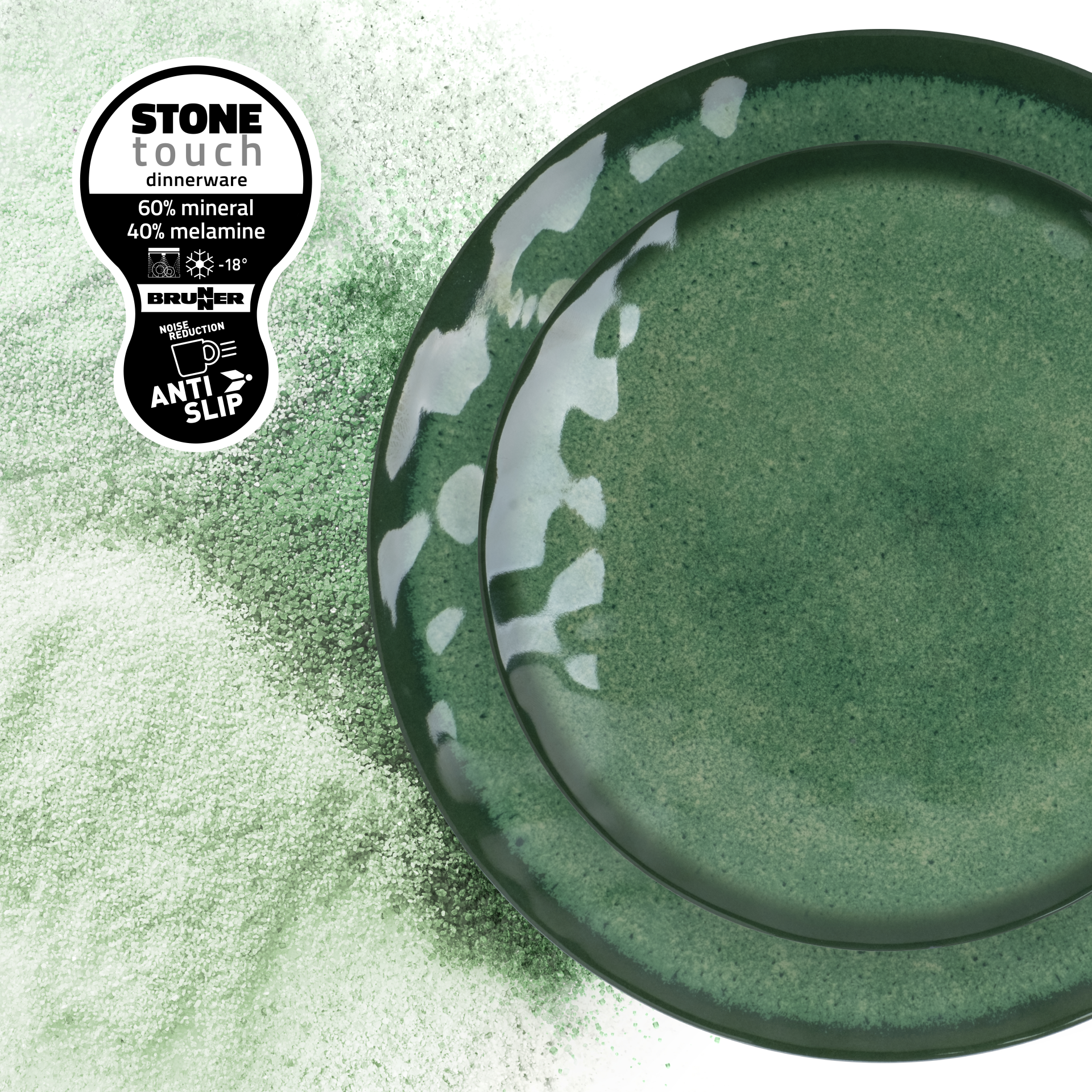 BRUNNER® Stone Touch Dessertteller