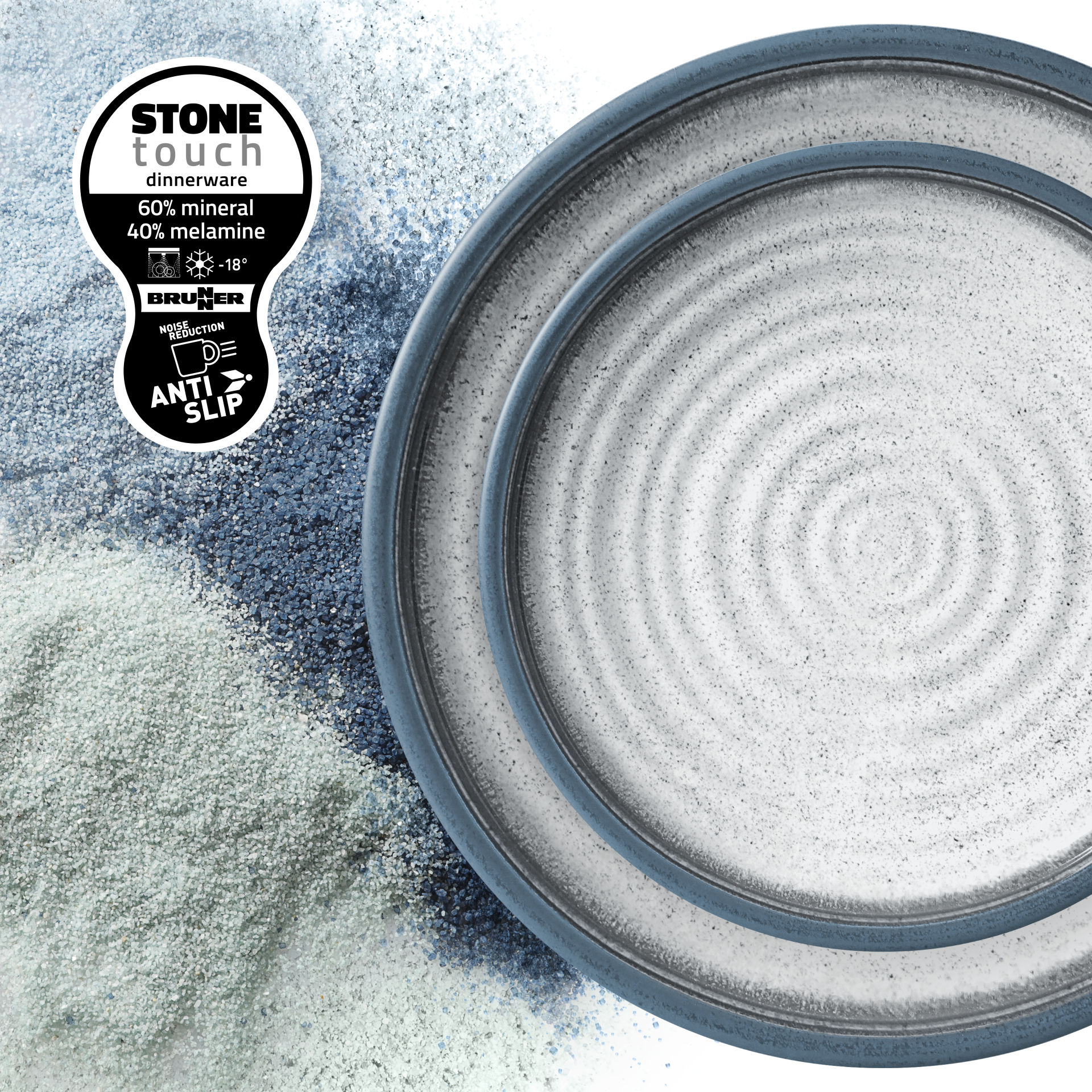 BRUNNER® Stone Touch Dessertteller