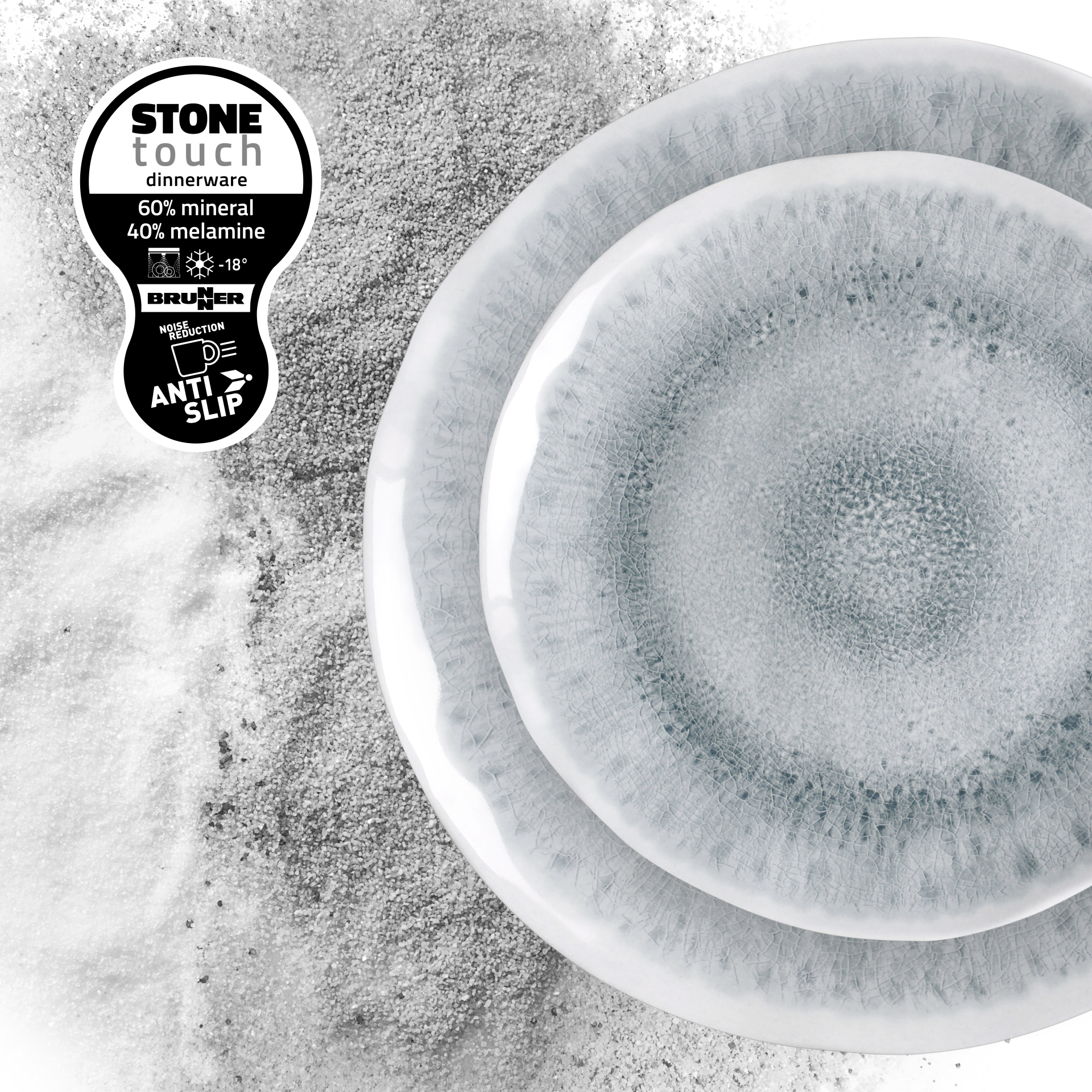 BRUNNER® Stone Touch Dessertteller